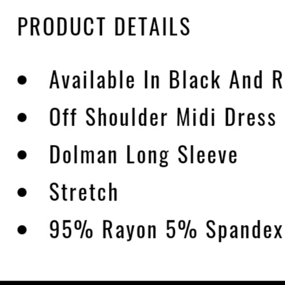 Off the Shoulder Red Dress Size 2x - Picture 3 of 5